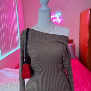 PrettyLittleThing Chocolate Long Sleeve Shirt 🤎